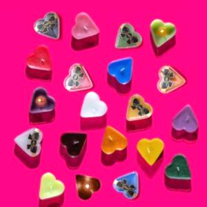 Aşkın En Güzel Yansıması <br> Kalp Kapsül Mum