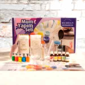 Kendi Mumunuzu Yapmak İçin Aradığınız Herşey <br> Toz Mum Yapım Seti